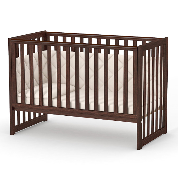 Dětská postýlka Sleeppo Gekko Kids 120x60. Tmavý ořech